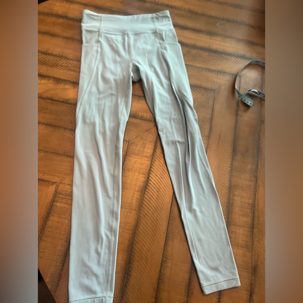 Athleta girl leggings large size 12 color agave